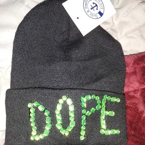 Dope Black n Neon Green Skully